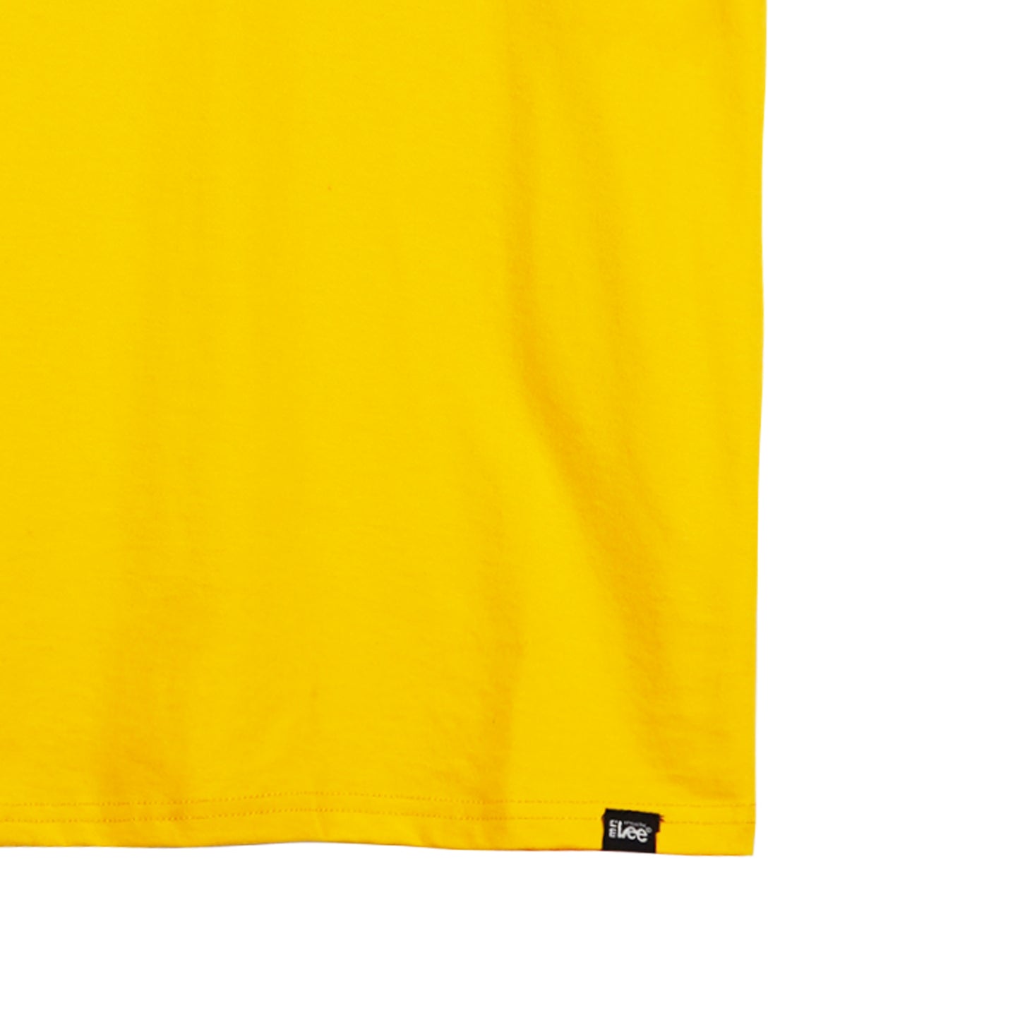 Stylistic Mr. Lee Men's Basic Tees with Back Print Semi body Fit 142795-U (Yellow Gold)