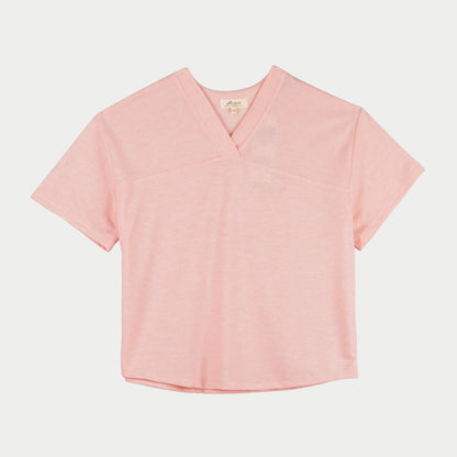 Petrol Ladies Basic Tees Oversized Fitting Terry Fabric  149527-U (Peach)