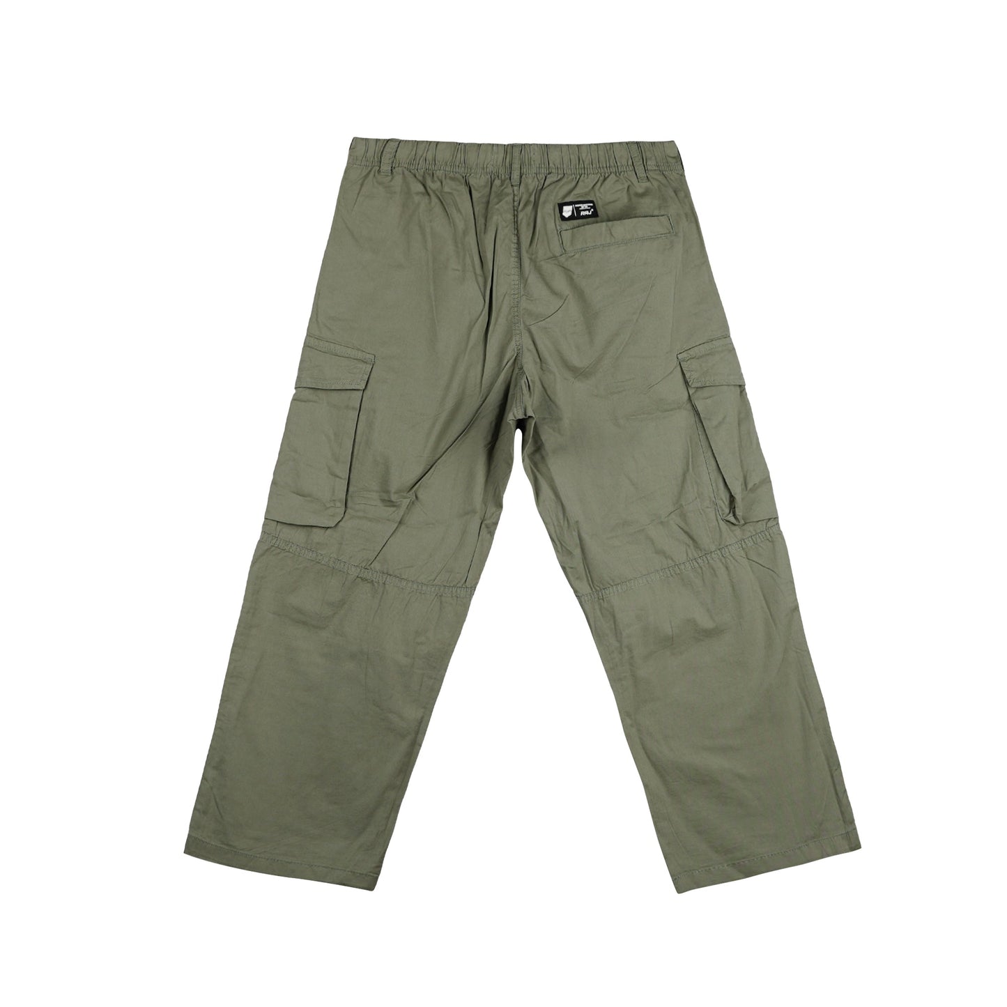 RRJ Men's Basic Non-Denim Cargo Pants Regular Fitting 162302 (Green)