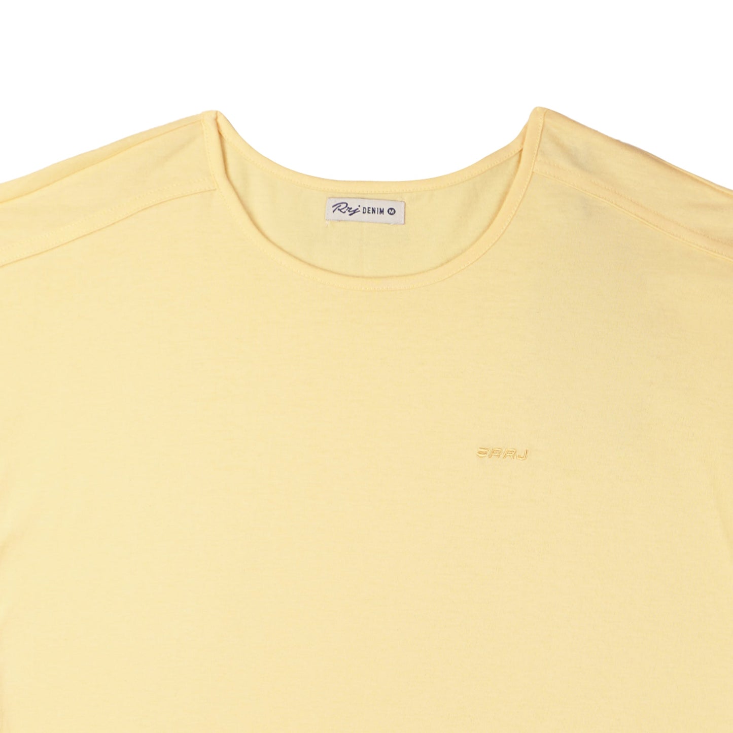 RRJ Ladies Basic Tees Regular Fitting CVC Jersey Fabric 143961-U (Yellow)