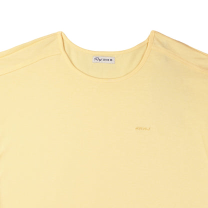 RRJ Ladies Basic Tees Regular Fitting CVC Jersey Fabric 143961-U (Yellow)