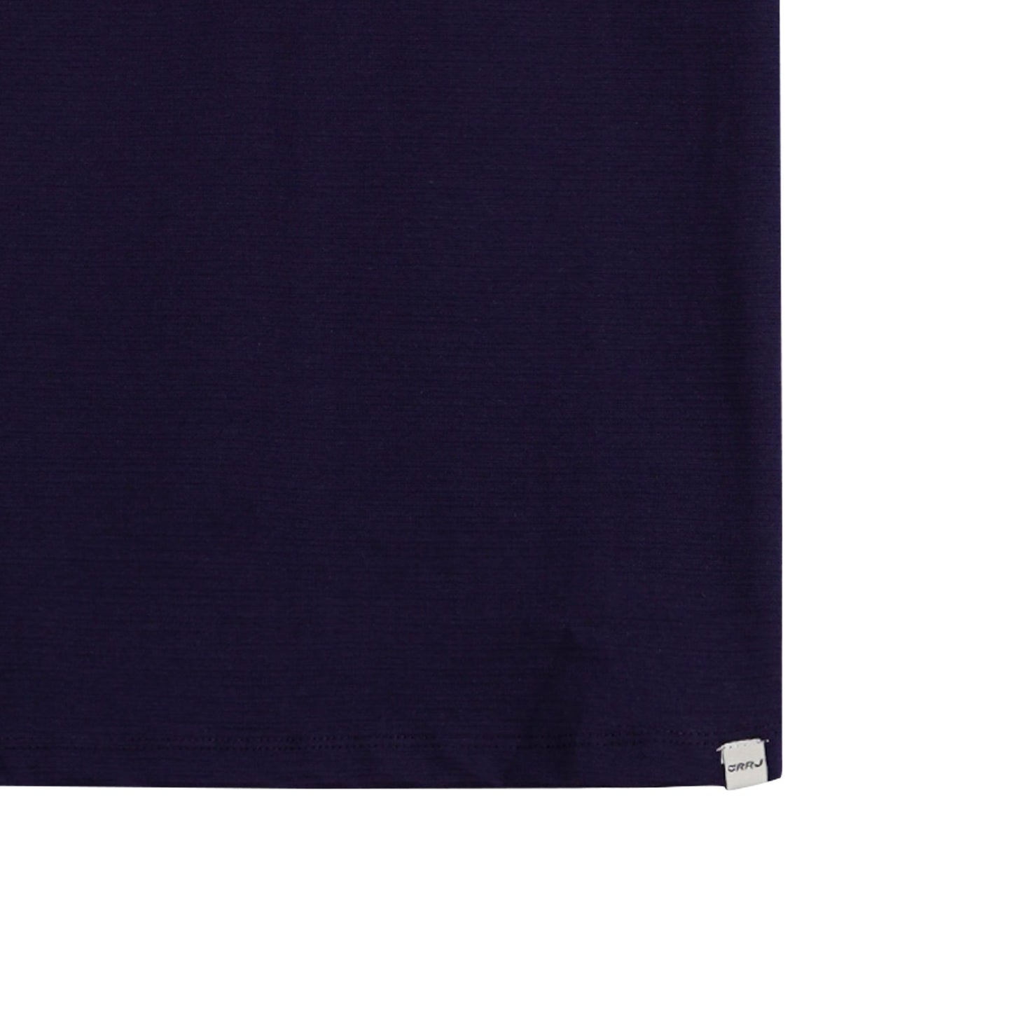 RRJ Ladies Basic Tees Regular Fitting Missed Lycra Fabric 146437 (Navy)