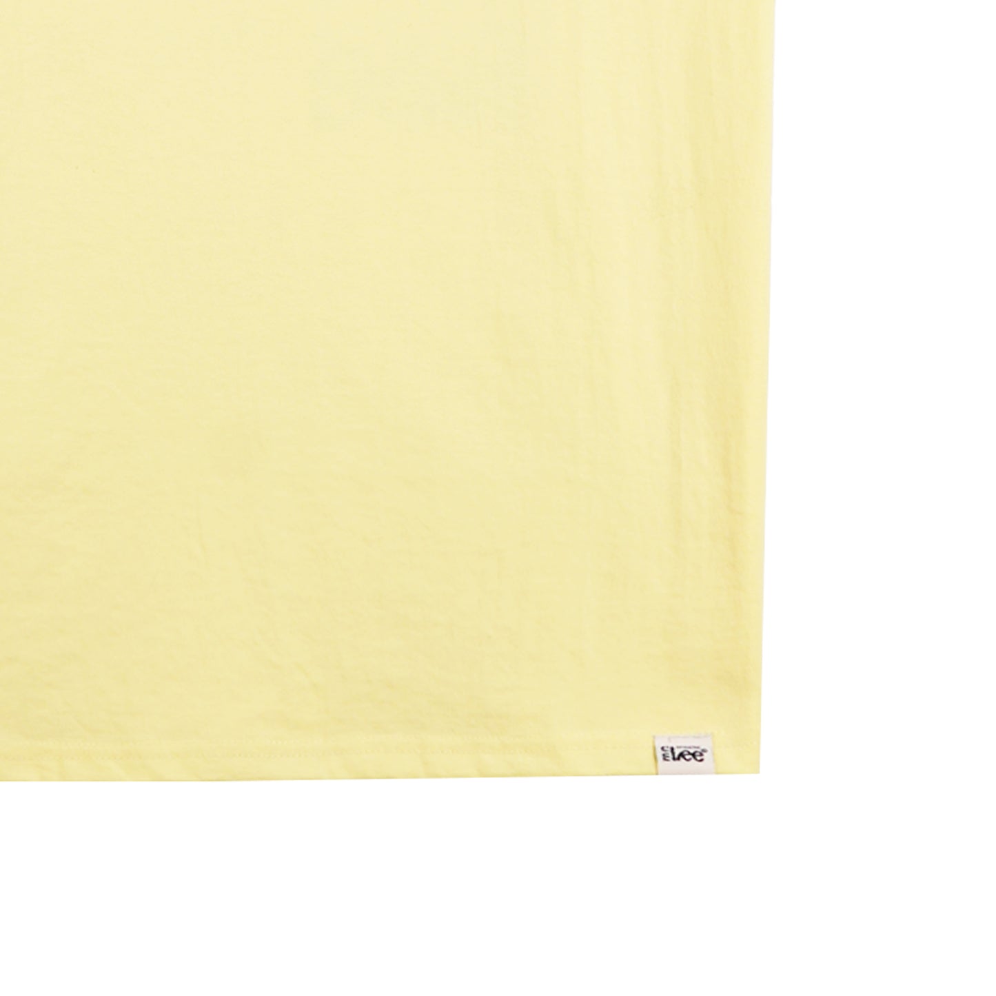 Stylistic Mr. Lee Men's Basic Tees with Back Print Semi body Fit 142699-U (Light Yellow)