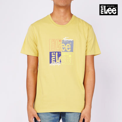 Stylistic Mr. Lee Men's Basic Tees Semi body Fit 154132-U (Sand)