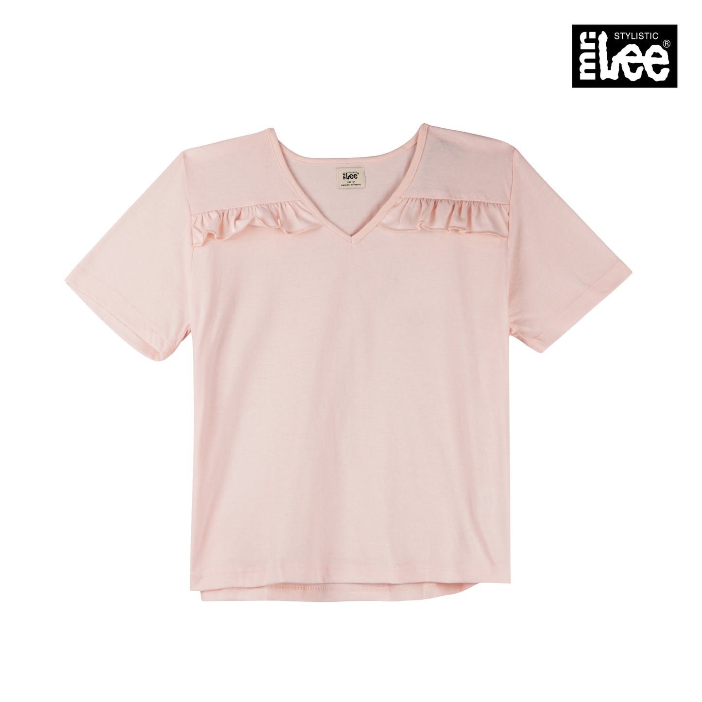 Stylistic Mr. Lee Ladies Basic Tees Boxy Fit 159074-U (Pink)