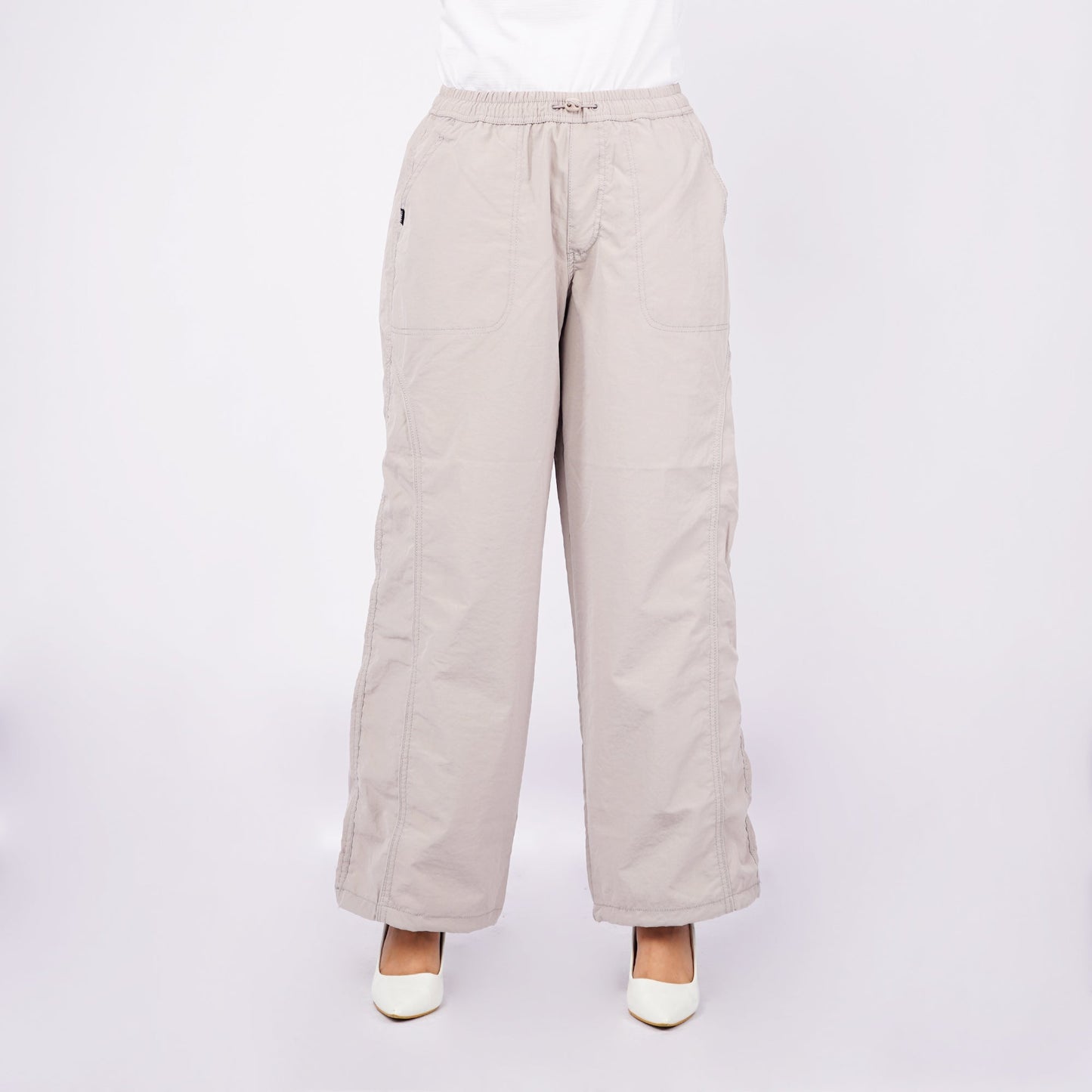 Petrol Ladies Basic Non-Denim Jogger Pants Rinse Wash Fabric 154365-U (Beige)