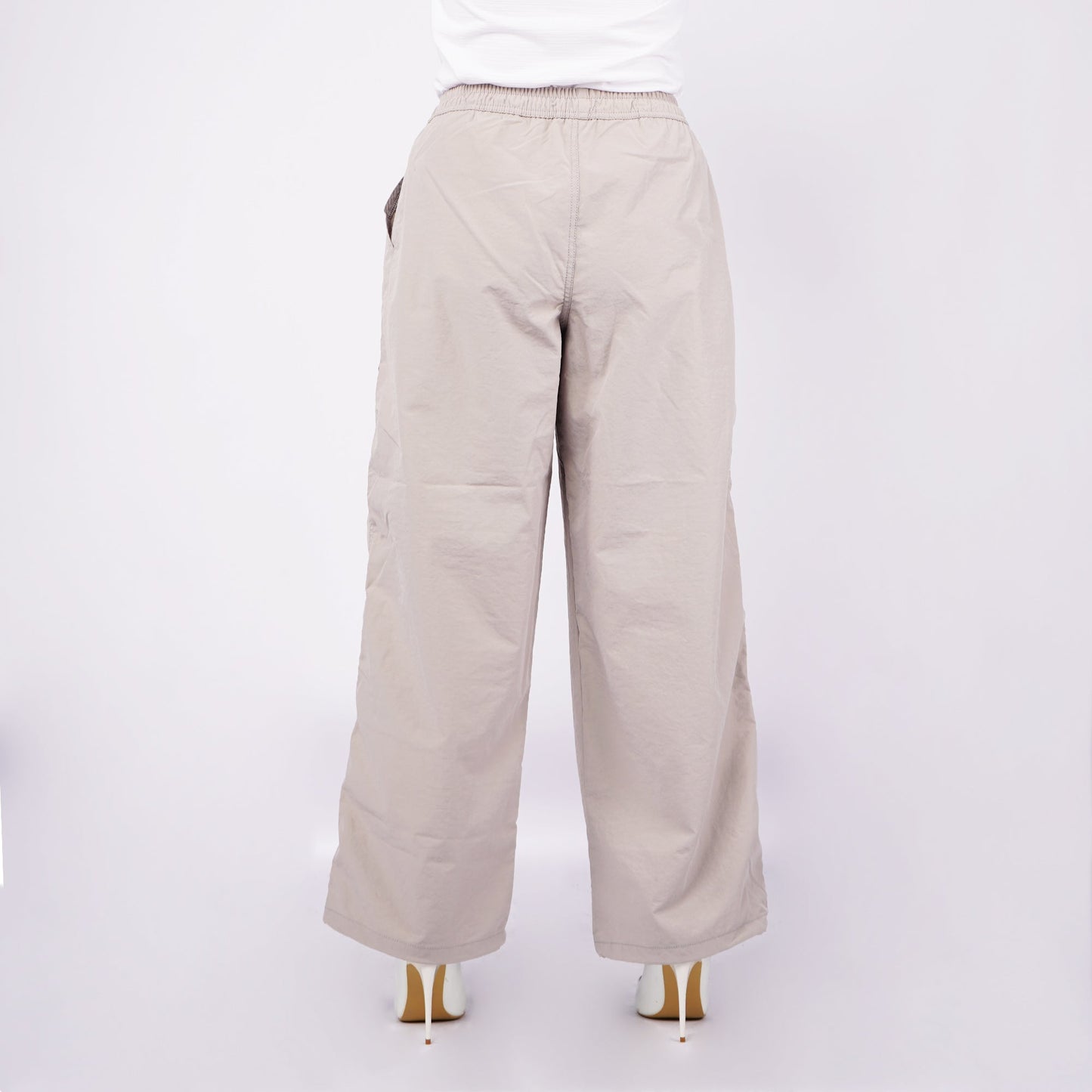 Petrol Ladies Basic Non-Denim Jogger Pants Rinse Wash Fabric 154365-U (Beige)