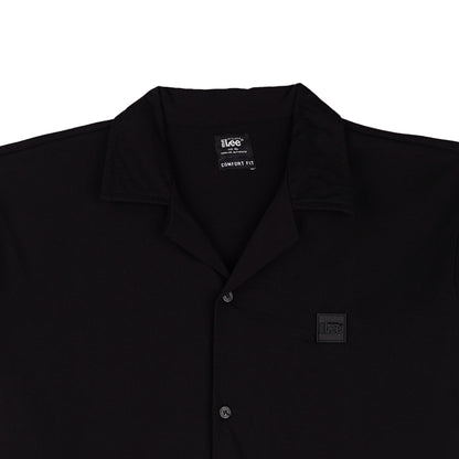 Stylistic Mr. Lee Men's Basic Polo Jersey Button Down Shirt Comfort Fit 149387 (Black)