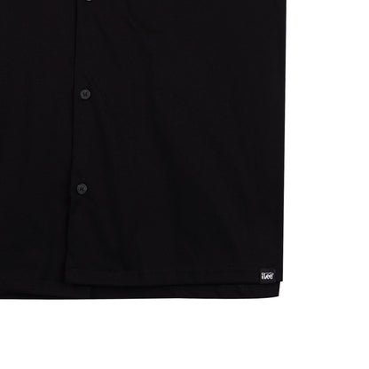 Stylistic Mr. Lee Men's Basic Polo Jersey Button Down Shirt Comfort Fit 149387 (Black)