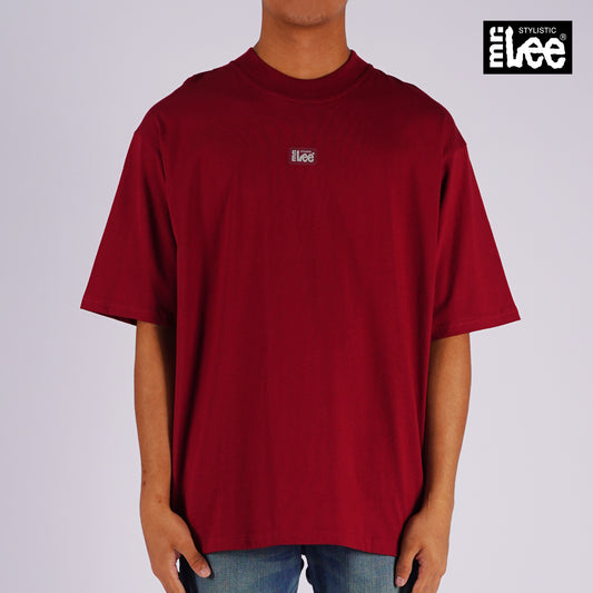 Stylistic Mr. Lee Men's Basic Tees Oversized Fitting 154083 (Maroon)