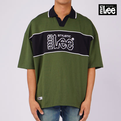 Stylistic Mr. Lee Men's Basic Collared Shirt Oversized Fit 136568 (Fatigue)