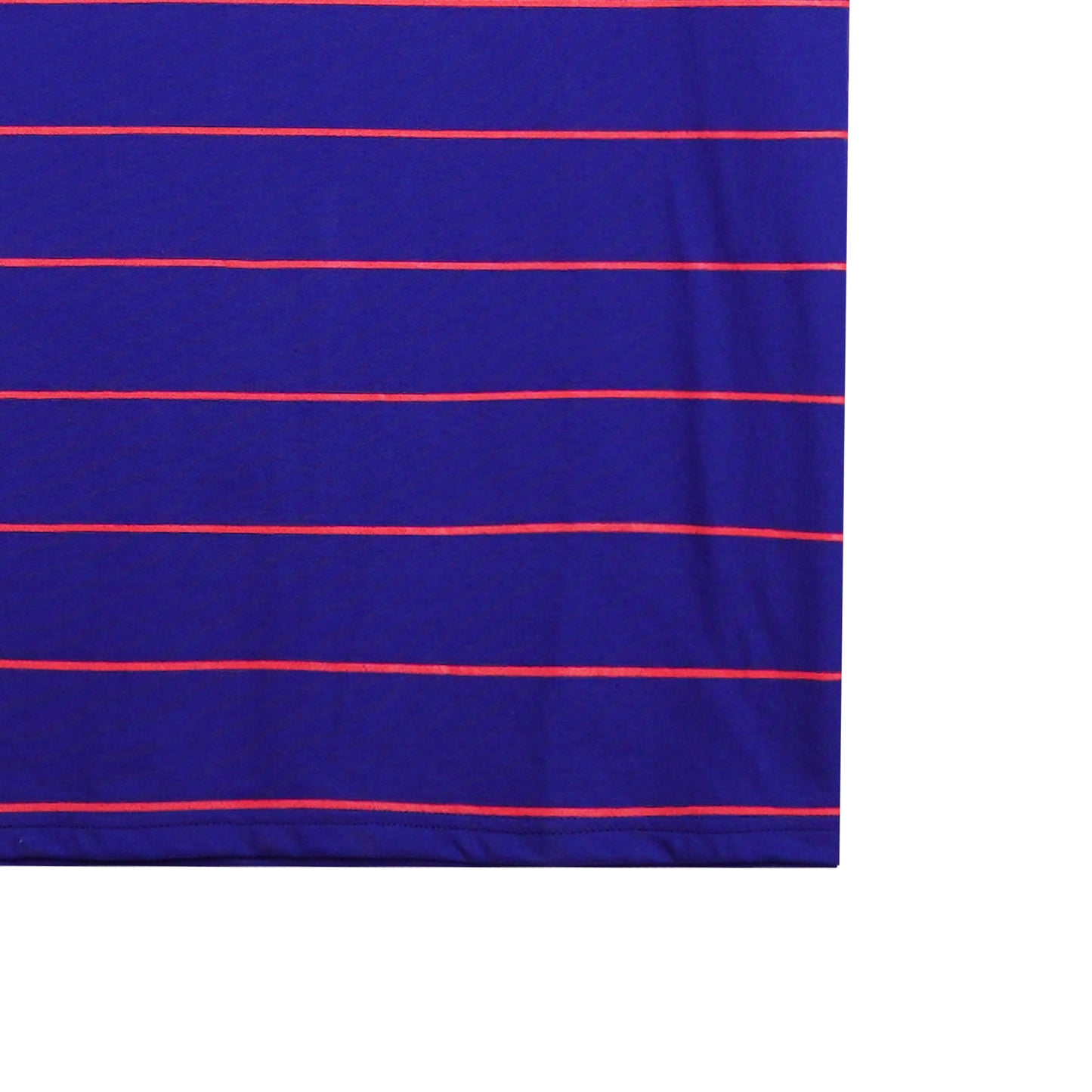 Stylistic Mr. Lee X Justice League Superman Logo Striped Men's Basic Tees Oversized Fit 132788 (Dark Blue)