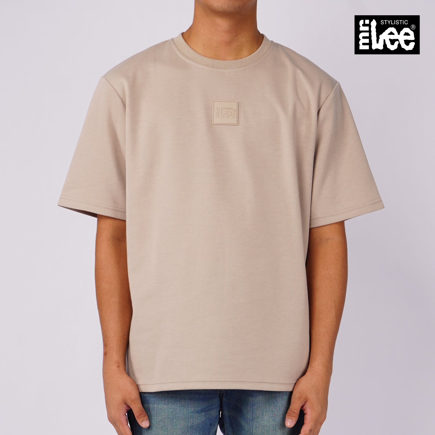 Stylistic Mr. Lee Men's Basic Tees Oversized Fit 151646-U (Sand)