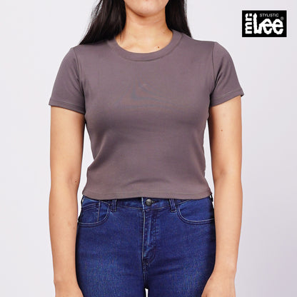 Stylistic Mr. Lee Ladies Basic Tees Boxy Fit 155685-U (Gray)