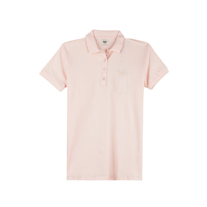 Stylistic Mr. Lee Ladies Basic Collared Shirt Missed Lycra Fabric Regular Fit 113526 (Pink)