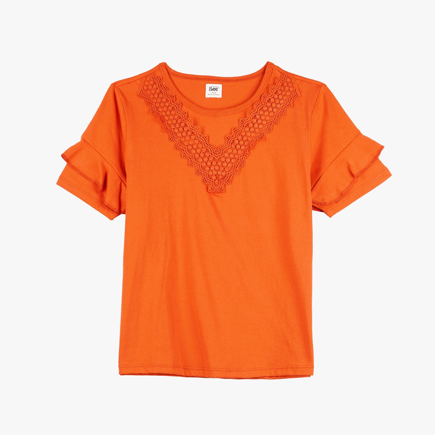 Stylistic Mr. Lee Ladies Basic Tees Relaxed Fit 151513 (Orange)