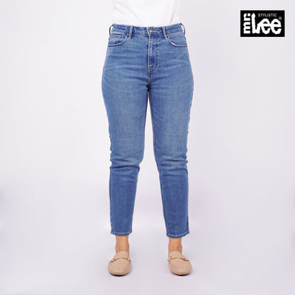 Stylistic Mr. Lee Ladies Basic Denim Mom Jeans 160890 (Light Shade)