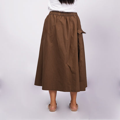 Stylistic Mr. Lee Ladies Basic Non-Denim Skirt 159891 (Taupe)