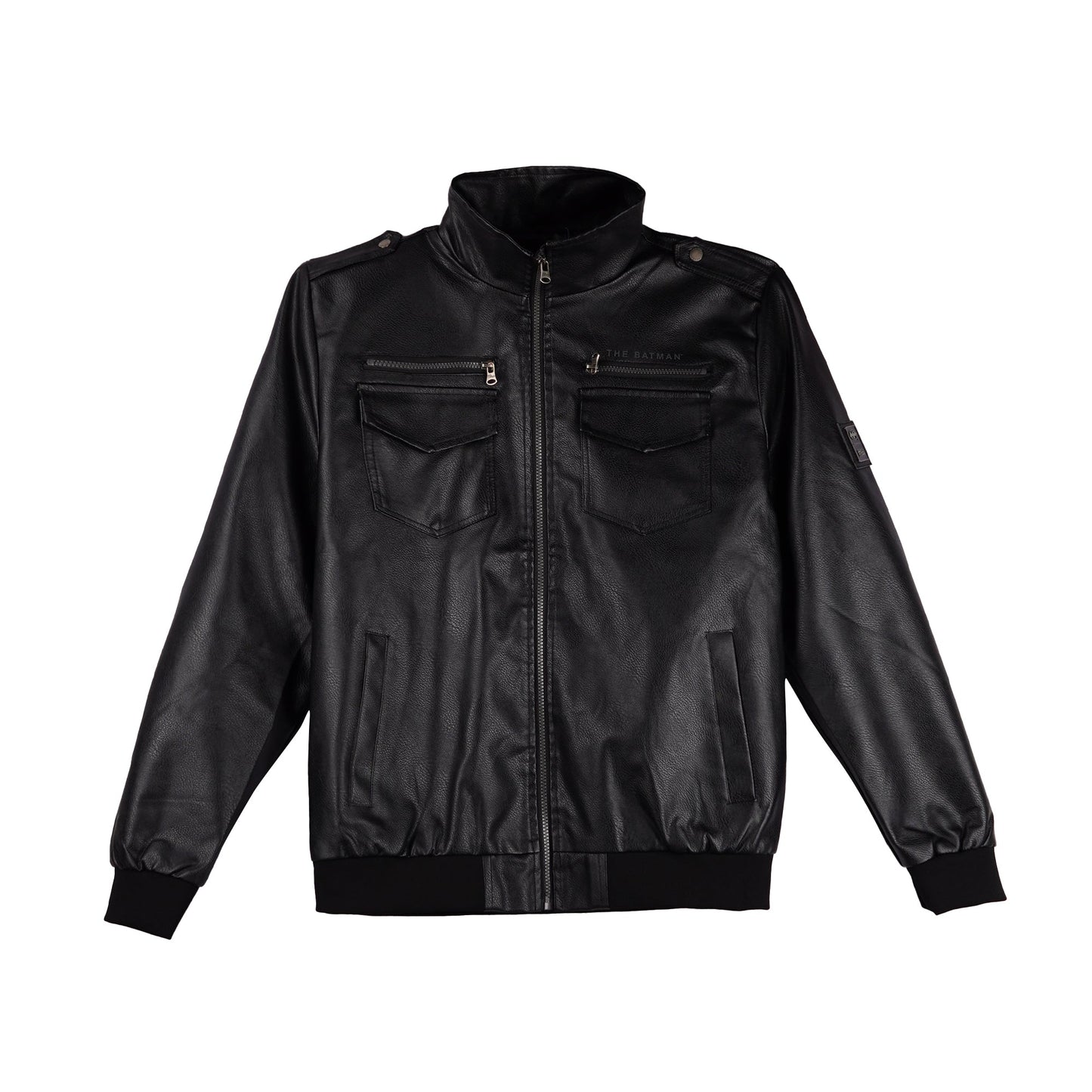 Petrol Basic Men's Leather Jacket Regular Fitting 158680 (Black)