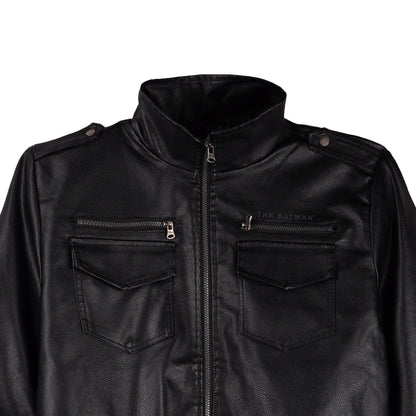 Petrol Basic Men's Leather Jacket Regular Fitting 158680 (Black)