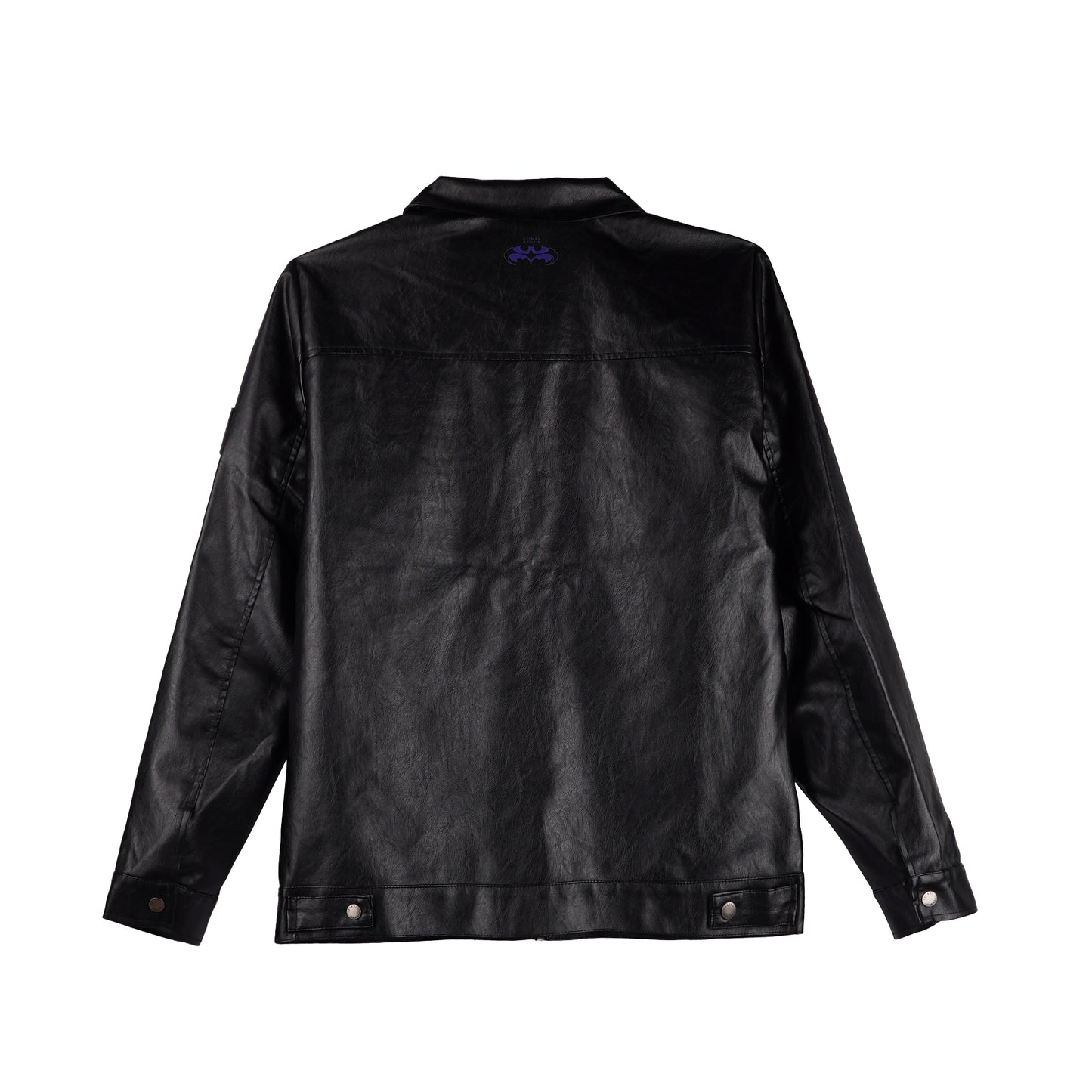 Petrol Basic Leather Jacket Regular Fitting 158674 (Black)