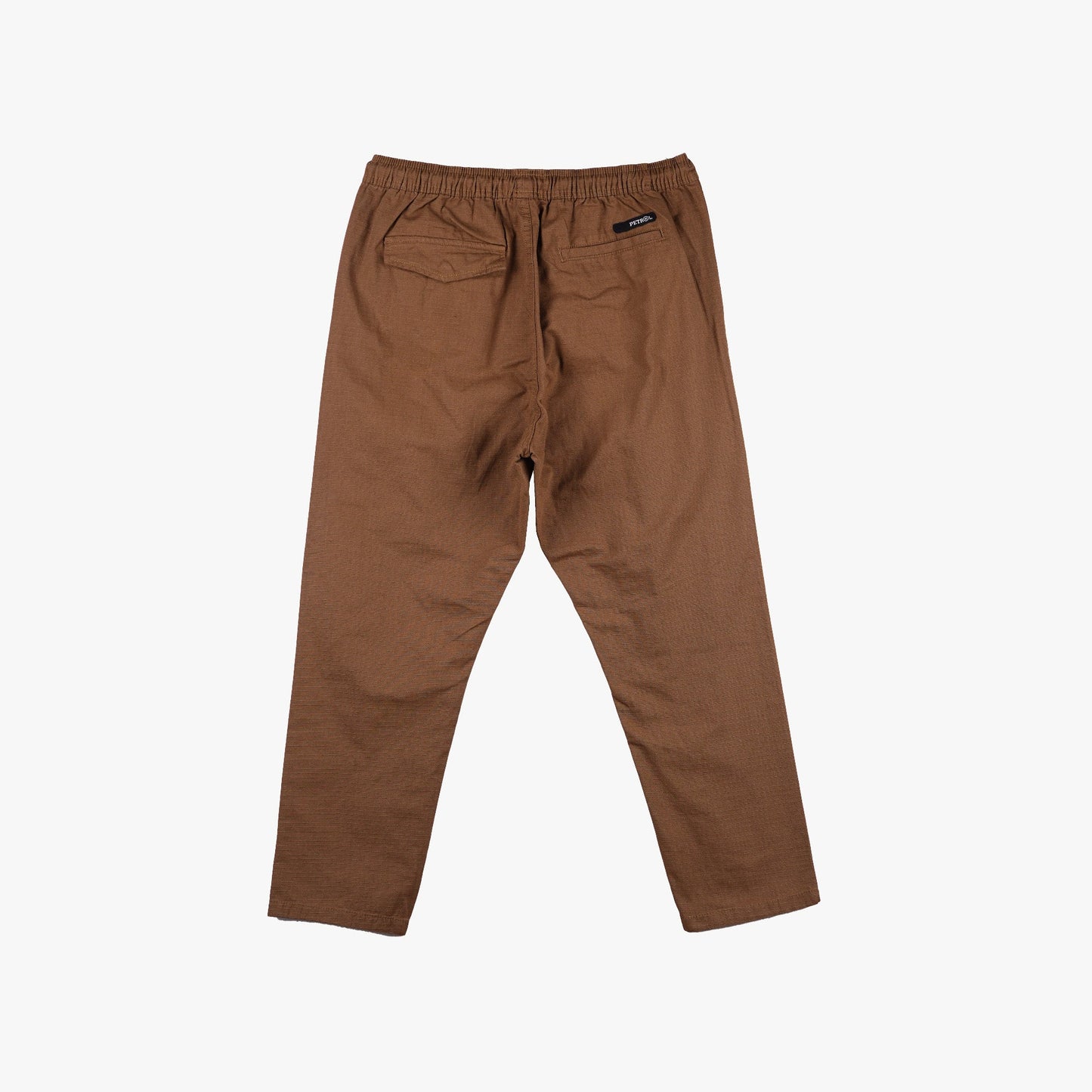 Petrol Men's Basic Non-Denim Trouser Pants Mid-Waist 155067 (Brown)