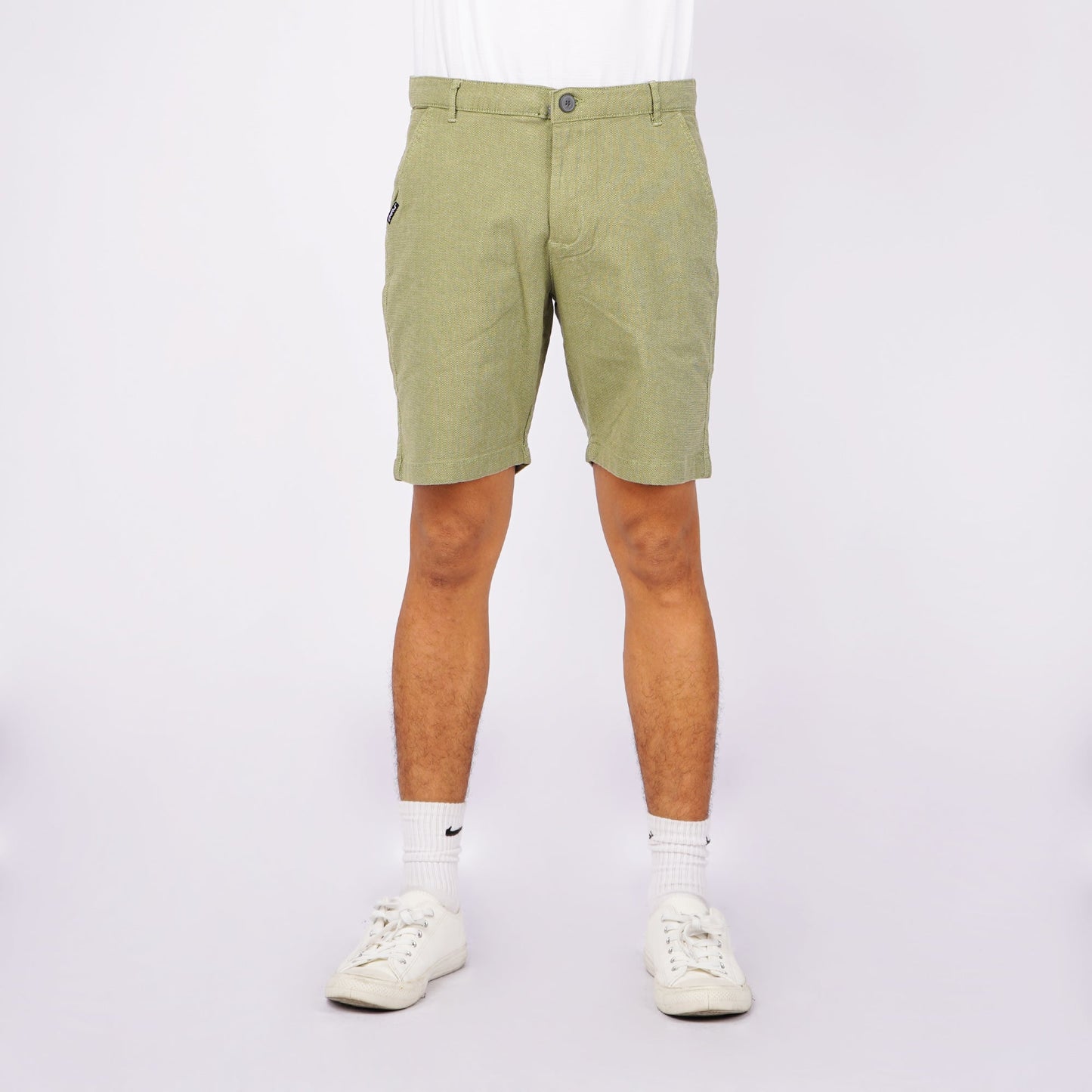 RRJ Men's Basic Tapered Short Regular Fitting Mid-Rise 162315 (Sage)