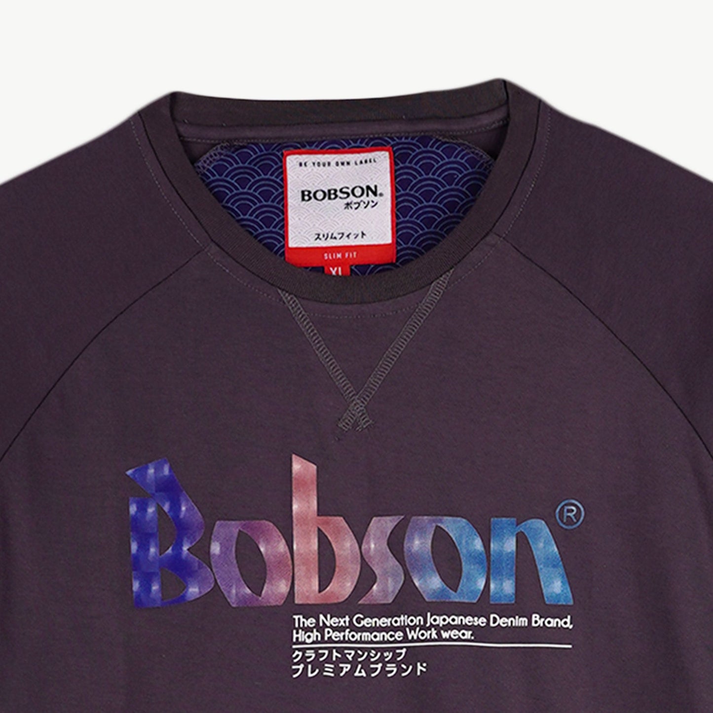 Bobson Japanese Men's Basic Tees Slim Fit 125956 (Pavement)