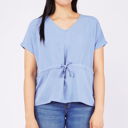 RRJ Ladies Basic Woven Regular Fitting Special Fabric 141254 (Blue)