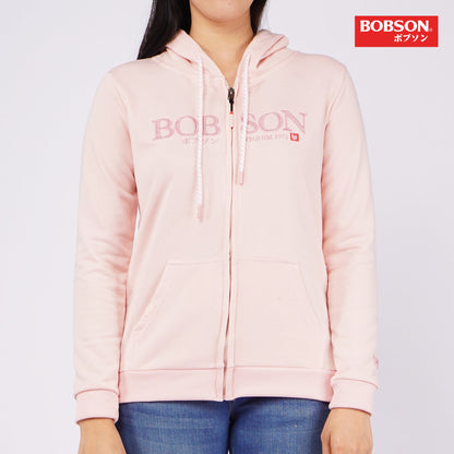 Bobson Japanese Ladies Basic Jacket Regular Fit 121592 (Light Pink)