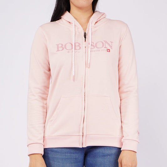 Bobson Japanese Ladies Basic Jacket Regular Fit 121592 (Light Pink)