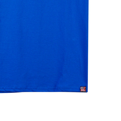 RRJ Men's Basic Tees Semibody Fitting CVC Jersey Fabric 159429-U (Imperial Blue)