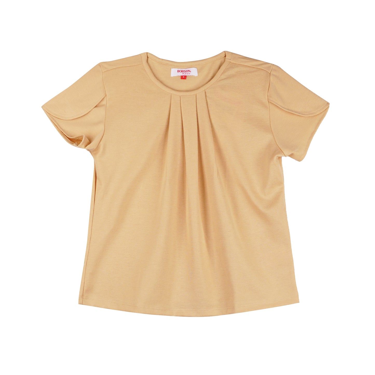 Bobson Japanese Ladies Basic Tees Boxy Fit 160364-U (Beige)