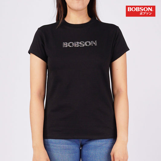 Bobson Japanese Ladies Basic Tees Regular Fit 158175 (Black)