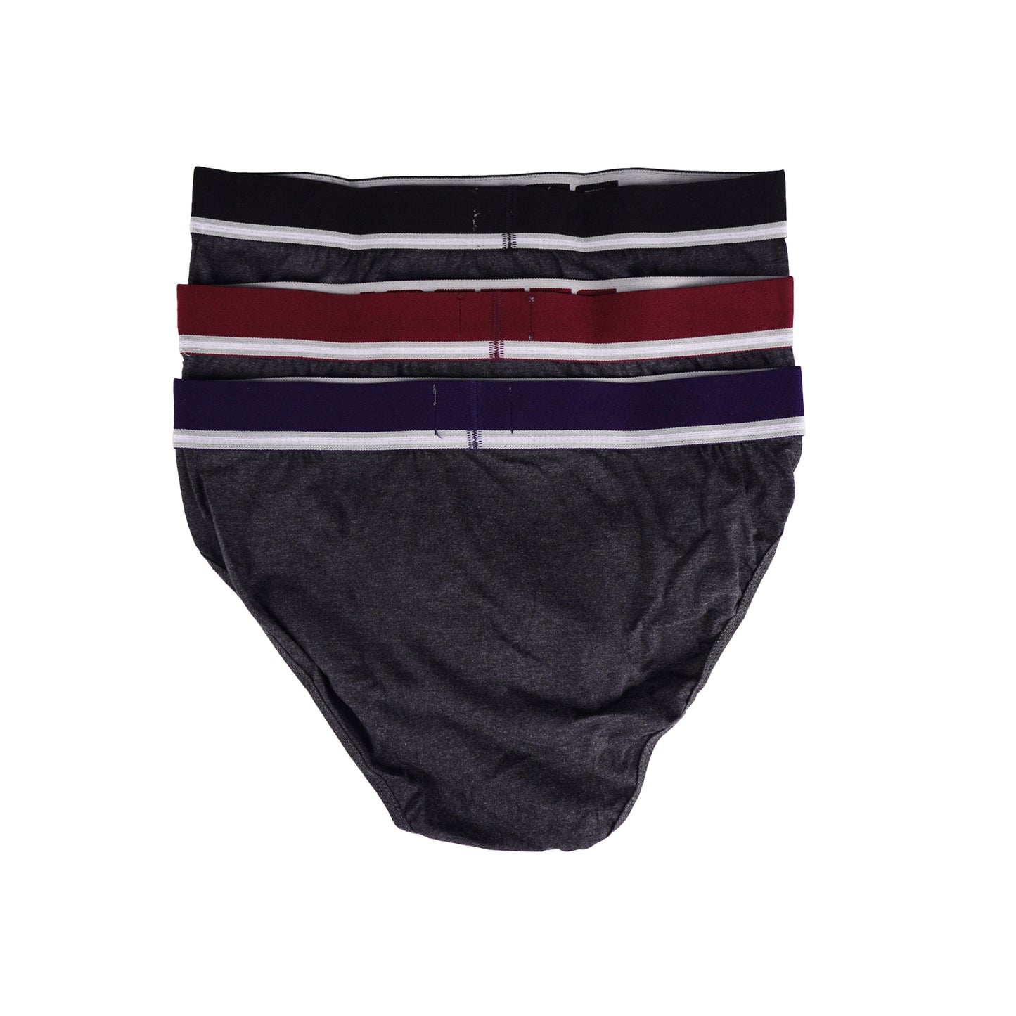 Petrol Men's Basic Accessories Innerwear 3-in-1 Hipster Cotton Brief 107104 (Heather Black)