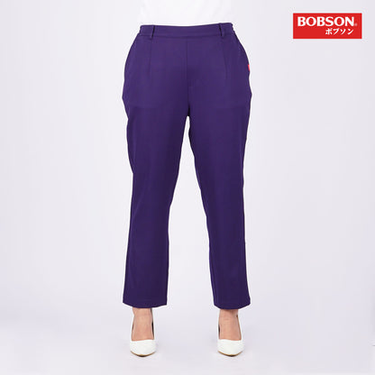 Bobson Japanese Ladies Basic Colored Pants 161157-U (Blue)