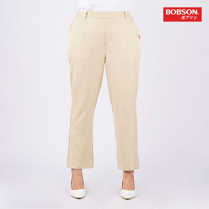 Bobson Japanese Ladies Basic Colored Pants 161157-U (Tan)