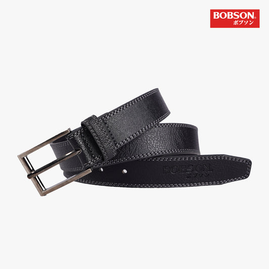 Bobson Japanese Men's Basic Accessories Belt 158894 (Black)