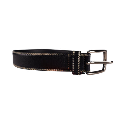 Bobson Japanese Men's Basic Accessories Belt 158878 (Black)