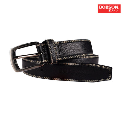 Bobson Japanese Men's Basic Accessories Belt 158878 (Black)