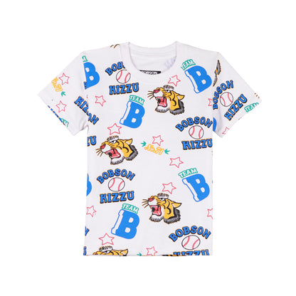 Bobson Japanese Children's Wear Toddler Basic Tees Regular Fit 163710-U (White)