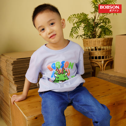 Bobson Japanese Men's Basic Children's Wear Toddler Tees Regular Fit 166489-U (Heather)