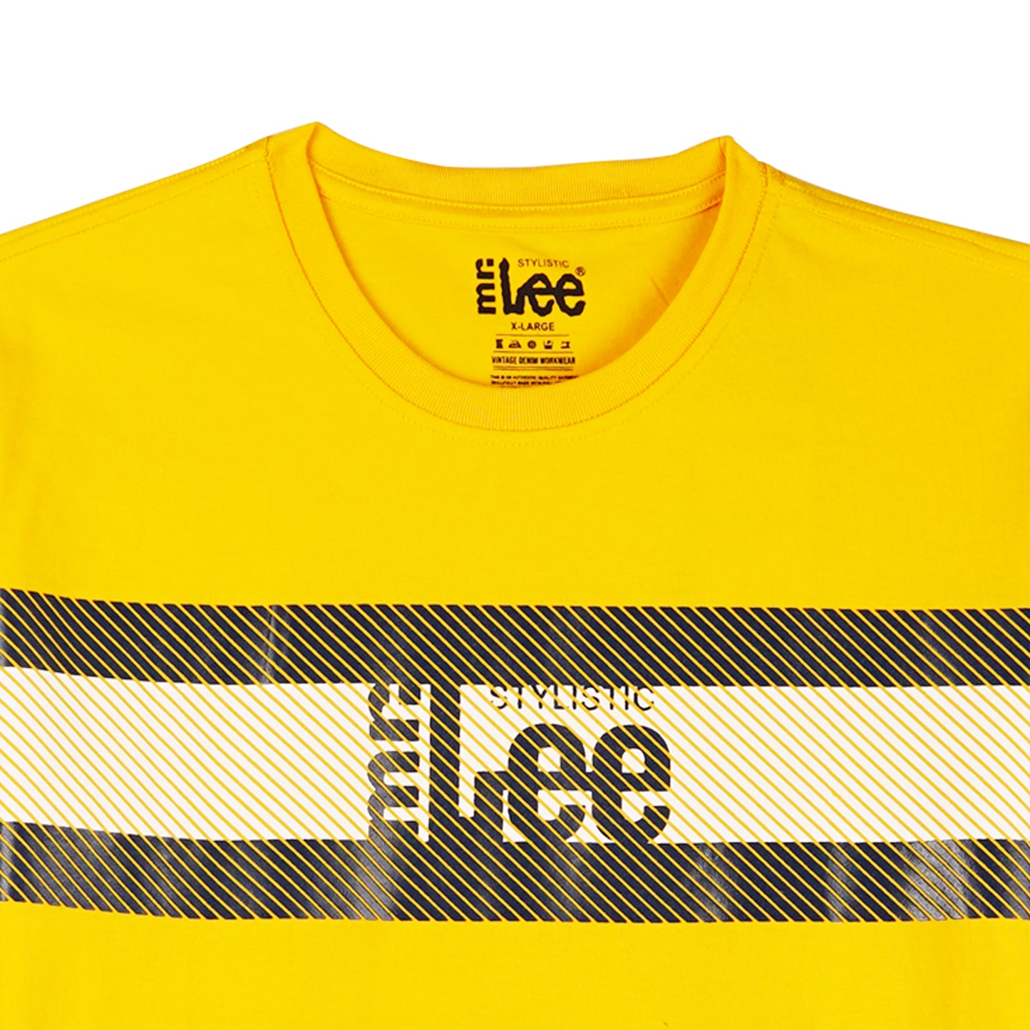 Stylistic Mr. Lee Men's Basic Tees Semi Body Fit 158017-U (Artisan Gold)