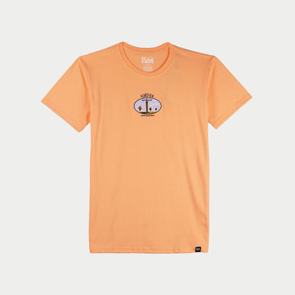 Stylistic Mr. Lee Men's Basic Tees Semi Body Fit 163495-U (Light Orange)