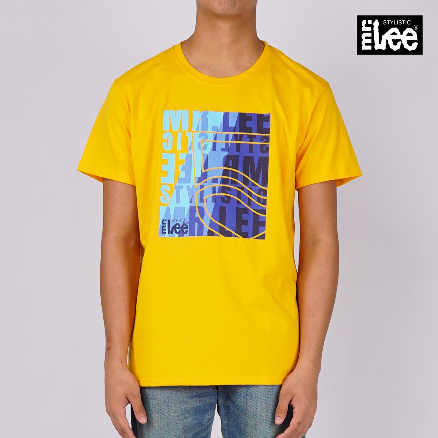 Stylistic Mr. Lee Men's Basic Tees Semi Body Fit 151420-U (Artisan Gold)