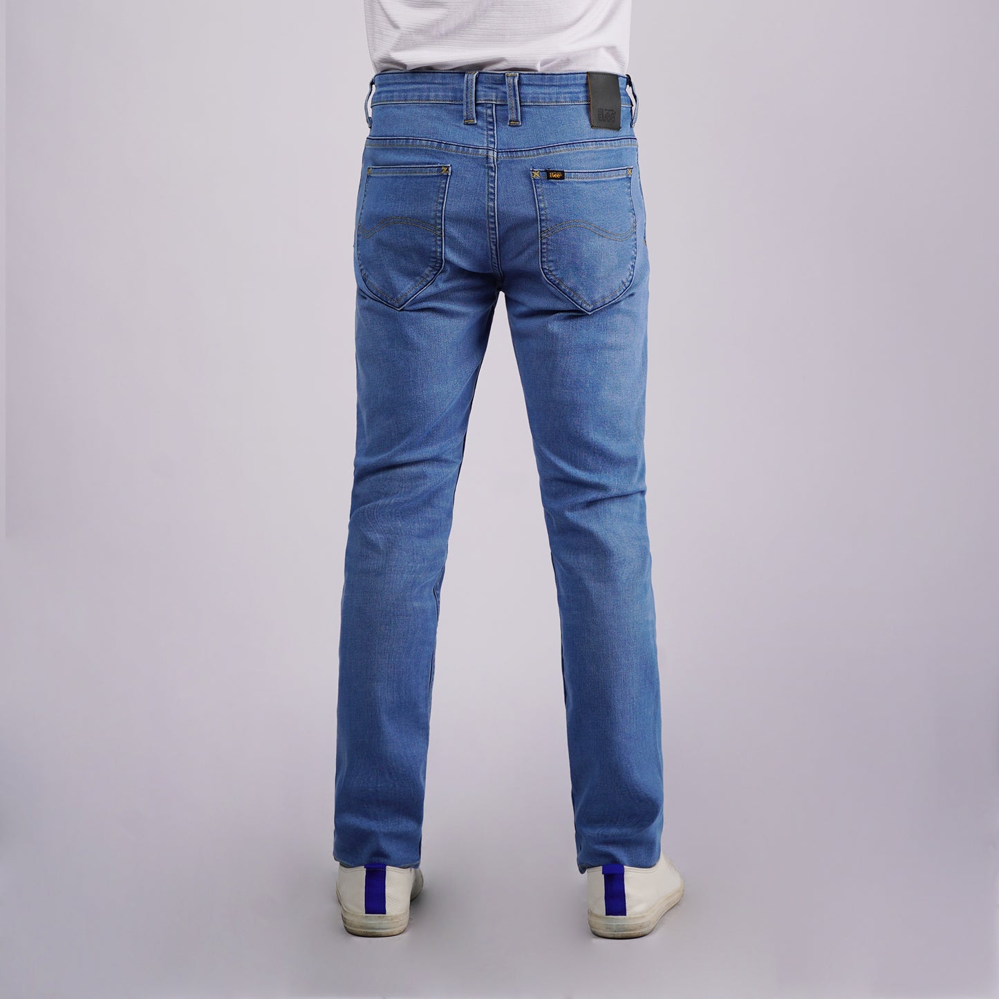 Stylistic Mr. Lee Men's Basic Denim Super Skinny Mid Waist 162246 (Light Shade)