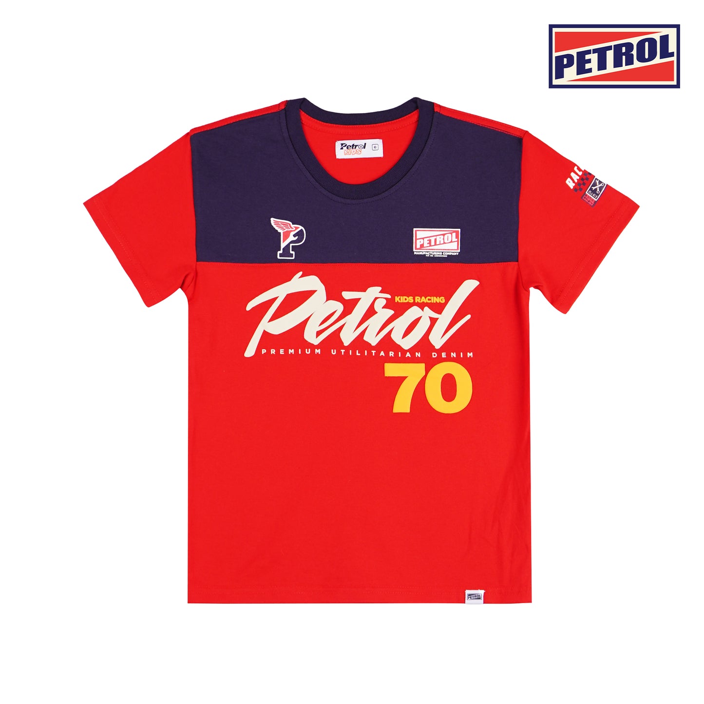 Petrol Children's Basic Tees Regular Fitting T-shirt for Toddler 156951-U (Red)