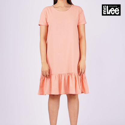 Stylistic Mr. Lee Ladies Basic Dress Regular Fit 166109 (Peach)