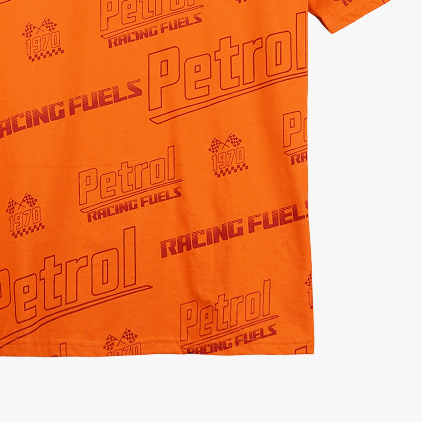 Petrol Men's Basic Tees Oversized Fitting CVC Jersey Fabric 154549 (Pot Orange)