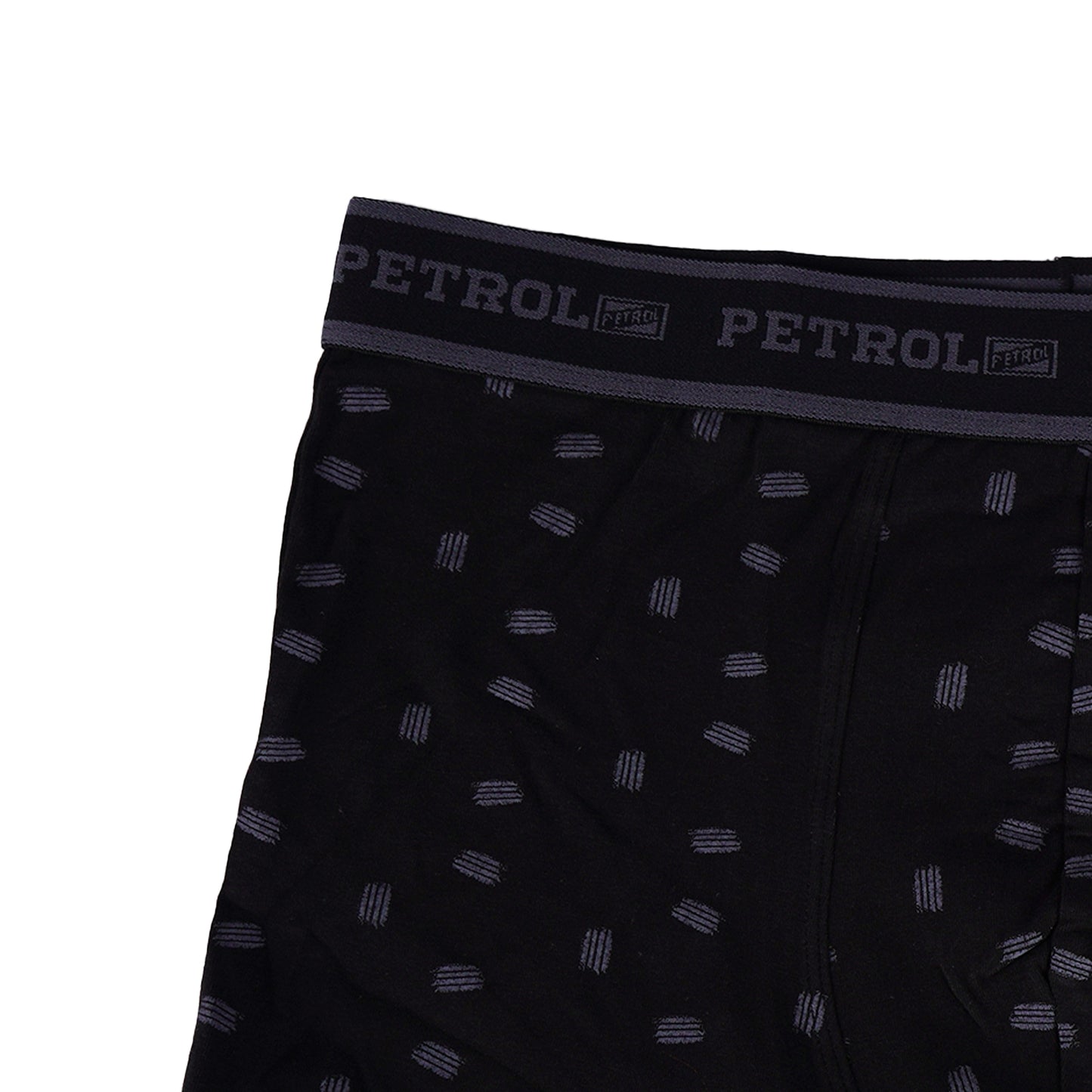 Petrol Men's Basic Innerwear Boxer Brief Cotton Stretch Fabric 114211 (Black)